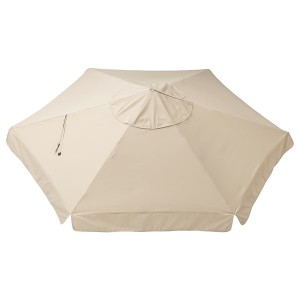 IKEA VÅRHOLMEN Umbrella canopy, beige, 118 1/8 in, Ikea Ireland | 0912YPXTA