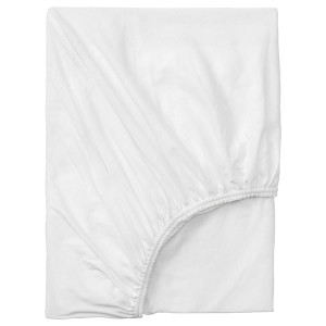 IKEA VÅRVIAL fitted sheet for twin daybed, Twin White, Ikea Ireland | 4870PANRY