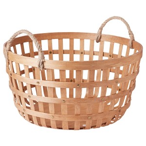 IKEA VÄXTHUS basket, poplar/handmade, 19 ¾x10 ¾ in, Ikea Ireland | 0384SRTOL