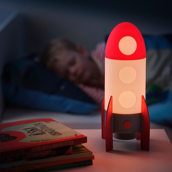IKEA AFTONSPARV LED table lamp, rocket/multicolor, Ikea Ireland | 9372WCOXM
