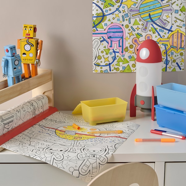 IKEA AFTONSPARV LED table lamp, rocket/multicolor, Ikea Ireland | 9372WCOXM