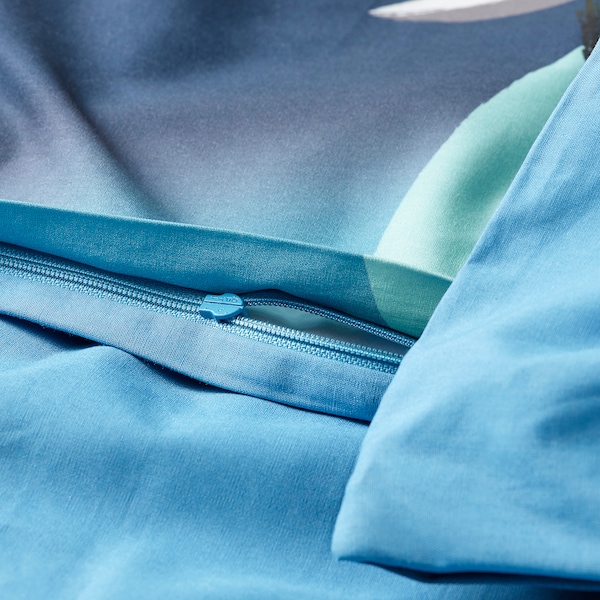 IKEA AFTONSPARV duvet cover and pillowcase(s), space/blue, Twin Blue, Ikea Ireland | 5836MFPSG