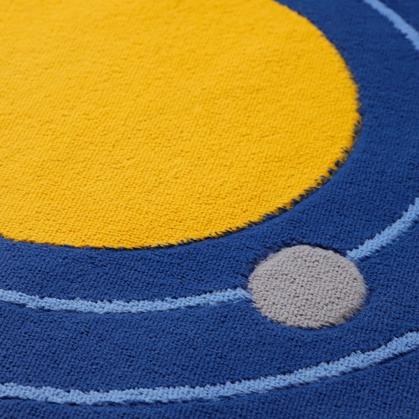 IKEA AFTONSPARV rug, space rounded/blue, 4'4 in, Ikea Ireland | 3054LBXYR