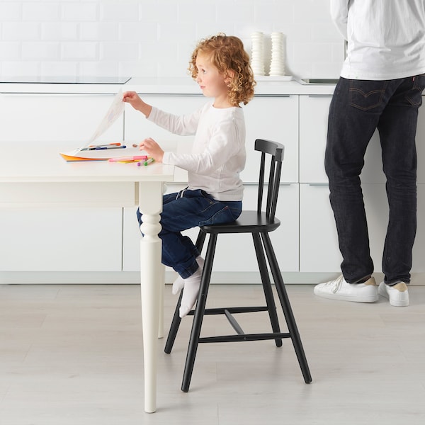 IKEA AGAM junior chair Black, Ikea Ireland | 0946ZINTC
