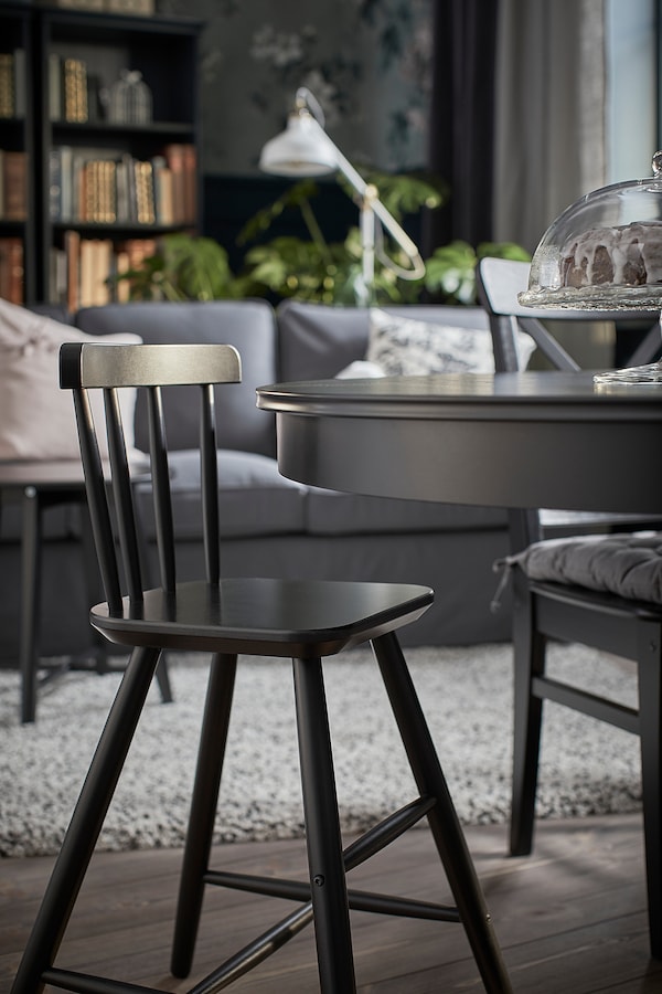 IKEA AGAM junior chair Black, Ikea Ireland | 0946ZINTC