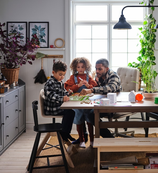 IKEA AGAM junior chair Black, Ikea Ireland | 0946ZINTC