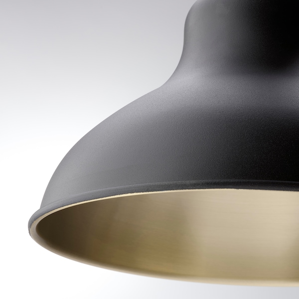 IKEA AGUNNARYD pendant lamp with 3 lamps, black, 48 in, Ikea Ireland | 0657GTHXE