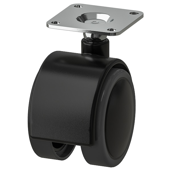 IKEA ALEX caster, black, 2 in, 4 pack, Ikea Ireland | 6792UMJIB