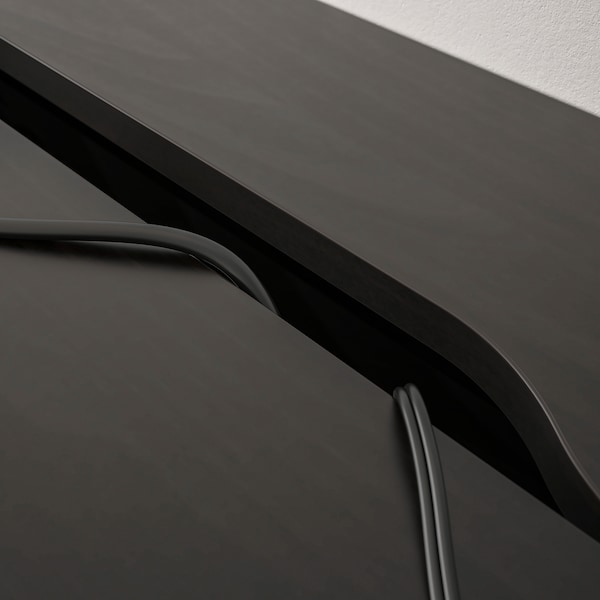 IKEA ALEX desk, 39 3/8x18 7/8 in Black / Brown, Ikea Ireland | 5392YQKHF