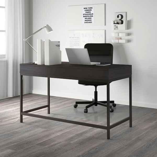 IKEA ALEX desk, 52x22 7/8 in Black / Brown, Ikea Ireland | 7864WAOEF