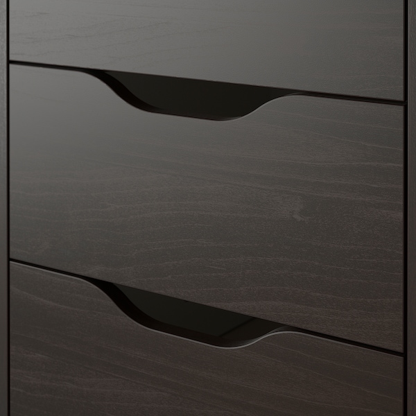 IKEA ALEX drawer unit on casters, 14 1/8x29 7/8 in Black / Brown, Ikea Ireland | 2154ZGAPE