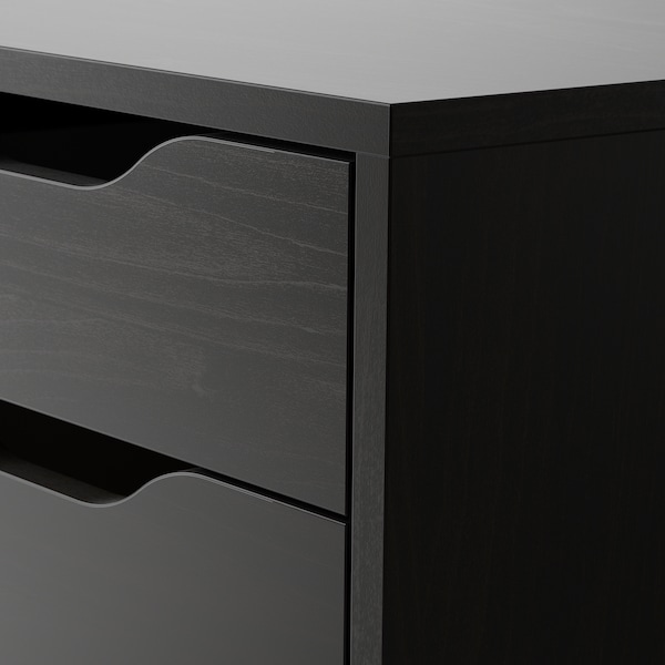 IKEA ALEX drawer unit on casters, 14 1/8x29 7/8 in Black / Brown, Ikea Ireland | 2154ZGAPE