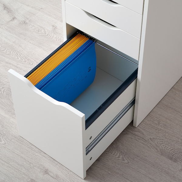 IKEA ALEX drawer unit/drop file storage, 14 1/8x27 1/2 in White, Ikea Ireland | 1908WPFRT
