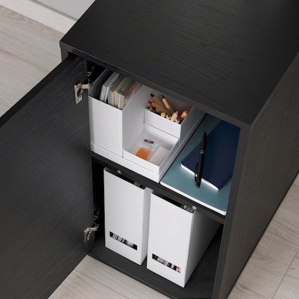 IKEA ALEX storage unit, black/brown, 14 1/8x27 1/2 in Black / Brown, Ikea Ireland | 6217JHPCT