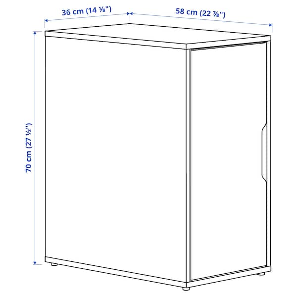 IKEA ALEX storage unit, black/brown, 14 1/8x27 1/2 in Black / Brown, Ikea Ireland | 6217JHPCT