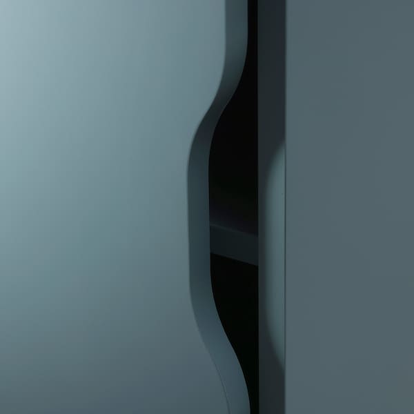 IKEA ALEX storage unit on casters, 14 1/8x29 7/8 in Gray / Turquoise / Black, Ikea Ireland | 3820RWZCG