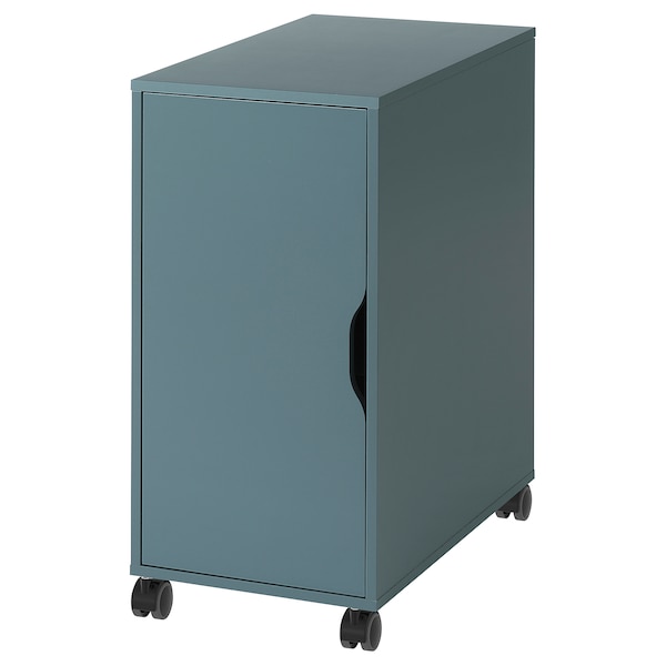 IKEA ALEX storage unit on casters, 14 1/8x29 7/8 in Gray / Turquoise / Black, Ikea Ireland | 3820RWZCG