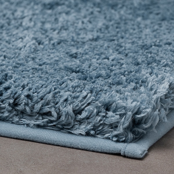 IKEA ALMTJÄRN bath mat, 24x35 in Blue, Ikea Ireland | 3147HMNXJ