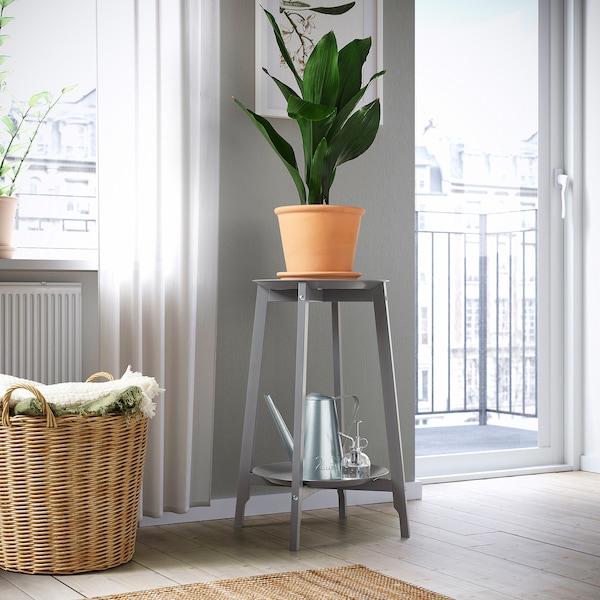 IKEA ALPVIDE plant stand, 28 in Gray, Ikea Ireland | 0874KSVBO
