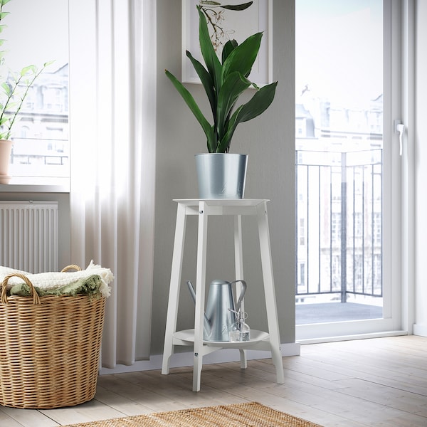 IKEA ALPVIDE plant stand, 28 in White, Ikea Ireland | 9651DJTKA