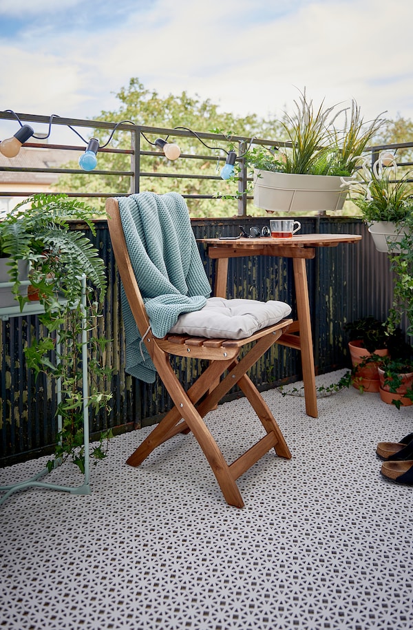 IKEA ALTAPPEN decking, outdoor, 9 sq feet Light Gray, Ikea Ireland | 6453HXRUV