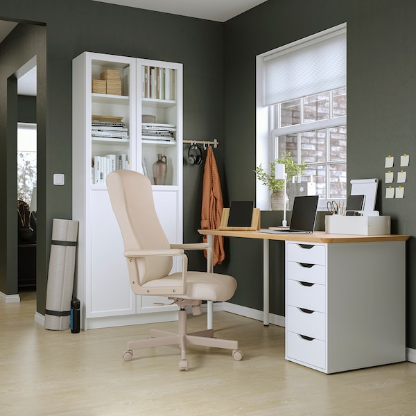 IKEA ANFALLARE / ALEX desk, 55 1/8x25 5/8 in White, Ikea Ireland | 7860RXBPM