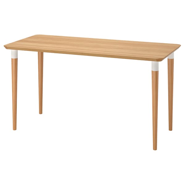 IKEA ANFALLARE / HILVER desk, bamboo, 55 1/8x25 5/8 in, Ikea Ireland | 2345HXPMF