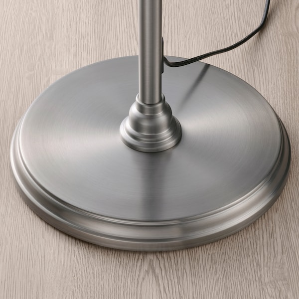IKEA ANKARSPEL floor/reading lamp, pewter effect, Ikea Ireland | 4528FWBTM
