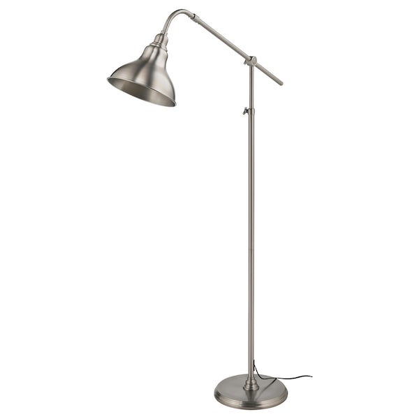 IKEA ANKARSPEL floor/reading lamp, pewter effect, Ikea Ireland | 4528FWBTM
