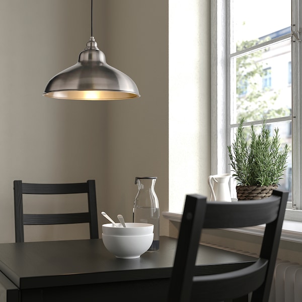 IKEA ANKARSPEL pendant lamp, pewter effect, 15 in, Ikea Ireland | 3250WDTBK