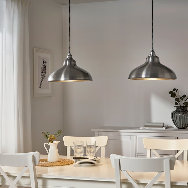 IKEA ANKARSPEL pendant lamp, pewter effect, 15 in, Ikea Ireland | 3250WDTBK