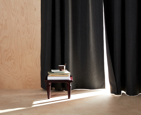 IKEA ANNAKAJSA room darkening curtains, 1 pair, 57x98 in Gray, Ikea Ireland | 2819VAOQY
