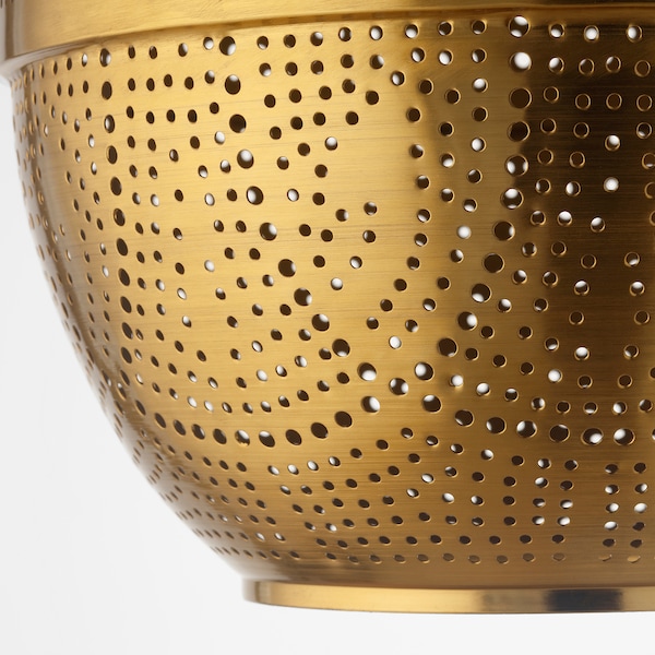 IKEA ANROPA pendant lamp, brass color, Ikea Ireland | 7130VJYGT