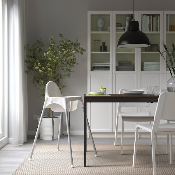 IKEA ANTILOP high chair with safety belt, white/silver color, Ikea Ireland | 1245CVLAN