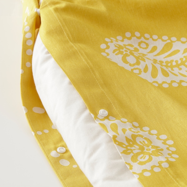 IKEA AROMATISK duvet cover and pillowcase(s), Full/Queen Yellow, Ikea Ireland | 4317GCTIO