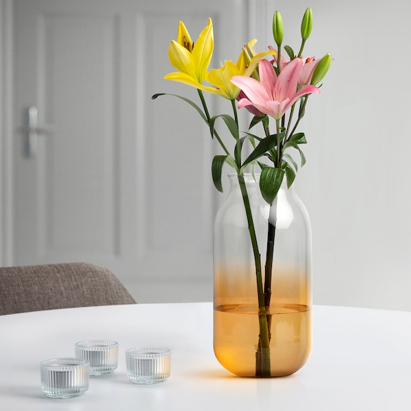 IKEA AROMATISK vase, glass, 10x5 in, Ikea Ireland | 2460RYVDL