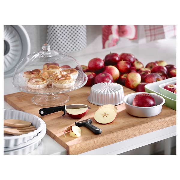 IKEA ARV BRÖLLOP cake stand with lid, clear glass, 11 in, Ikea Ireland | 2036LFRDJ