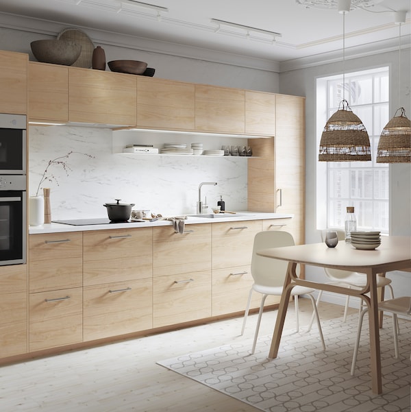 IKEA ASKERSUND rounded deco strip, light ash effect, 87 in, Ikea Ireland | 7284IKYGP