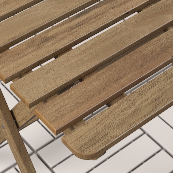 IKEA ASKHOLMEN Table, outdoor, gray-brown foldable gray-brown stained light brown stained light brown, Ikea Ireland | 9617NTQJF