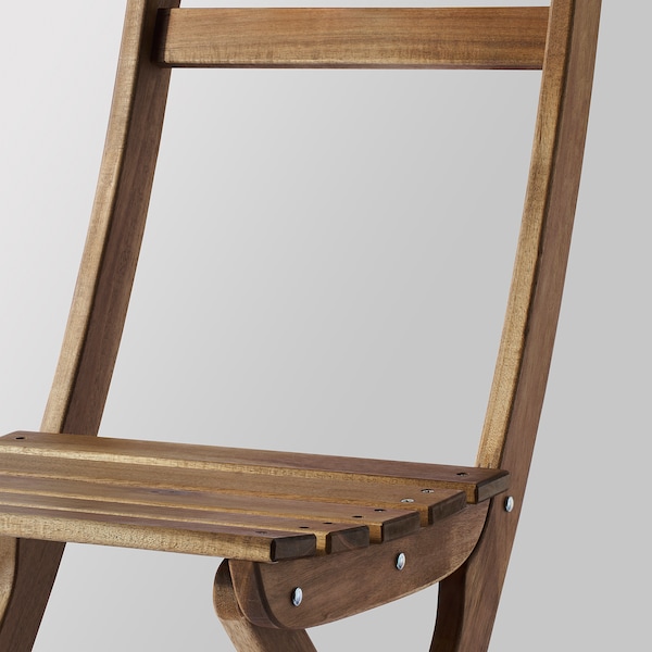 IKEA ASKHOLMEN chair, outdoor, foldable dark brown, Ikea Ireland | 5190YTEMW