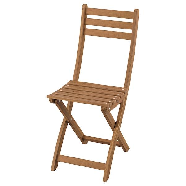 IKEA ASKHOLMEN chair, outdoor, foldable dark brown, Ikea Ireland | 5190YTEMW