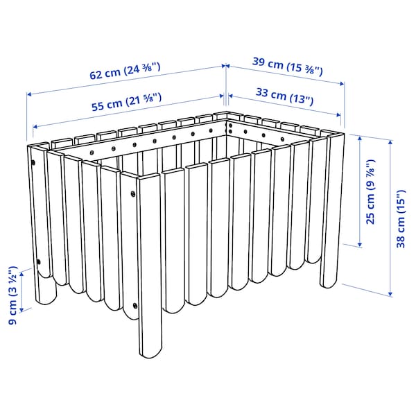IKEA ASKHOLMEN flower box Dark Brown, Ikea Ireland | 0542WXHRA