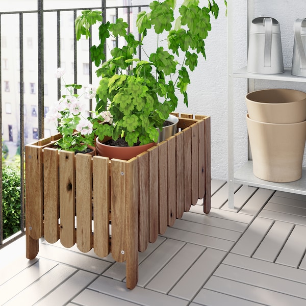 IKEA ASKHOLMEN flower box Gray / Brown, Ikea Ireland | 7298MYNBD