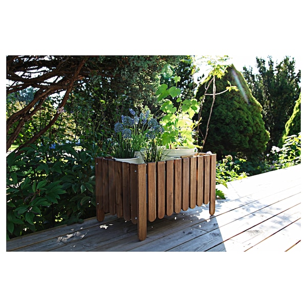 IKEA ASKHOLMEN flower box Gray / Brown, Ikea Ireland | 7298MYNBD