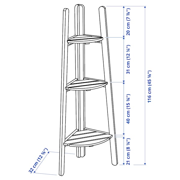 IKEA ASKHOLMEN plant stand Gray / Brown, Ikea Ireland | 1054CJZXO