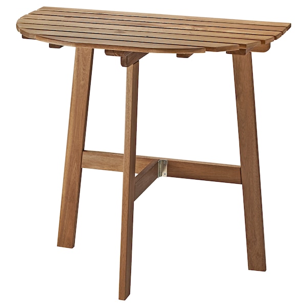 IKEA ASKHOLMEN table for wall, outdoor, folding dark brown, 27 1/2x17 3/8 in, Ikea Ireland | 3165HSDGE