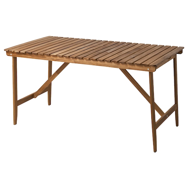 IKEA ASKHOLMEN table, outdoor, dark brown, 56 1/4x29 1/2 in, Ikea Ireland | 1390NLABT