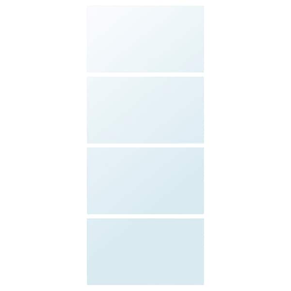 IKEA AULI 4 panels for sliding door frame, mirror glass, 39 3/8x92 7/8 in, Ikea Ireland | 9867TPELV