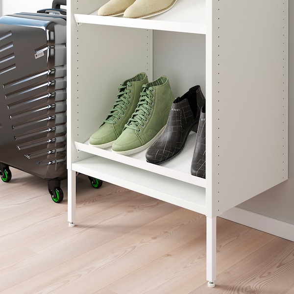IKEA AURDAL wardrobe combination, 47-60x15 3/4x87 in White, Ikea Ireland | 6854TLCEF