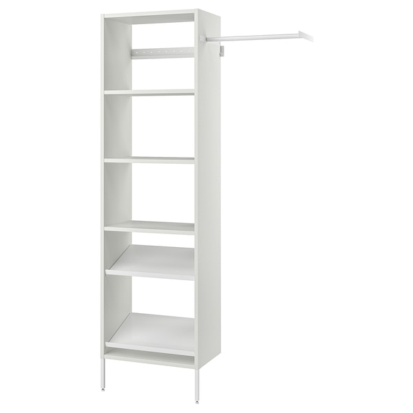 IKEA AURDAL wardrobe combination, 47-60x15 3/4x87 in White, Ikea Ireland | 6854TLCEF